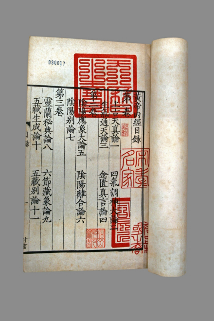 《重广补注皇帝内经》明仿宋刻本