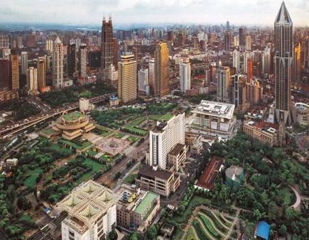 上海人民广场全景
