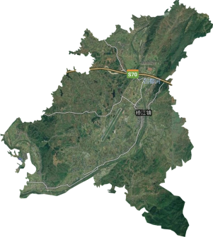 桥江镇卫星地图