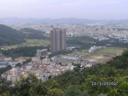 俯瞰龙眼山村