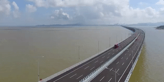 港珠澳大桥桥面景观
