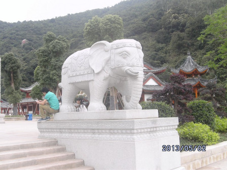 守门石象