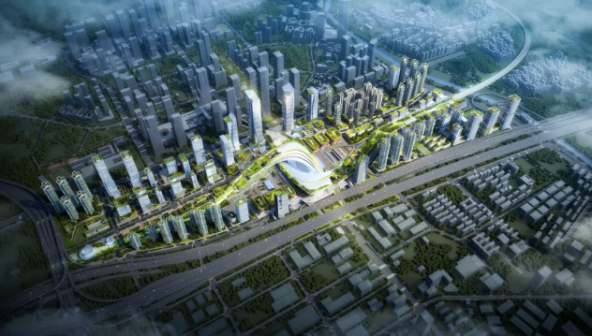 西丽站全景图