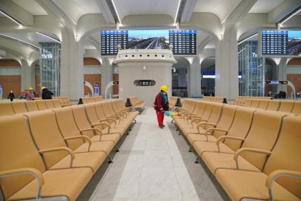 雄安站地面候车室