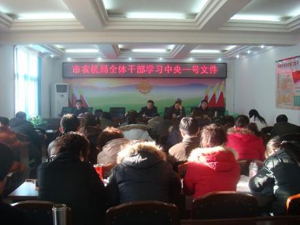 各地认真学习中央一号文件