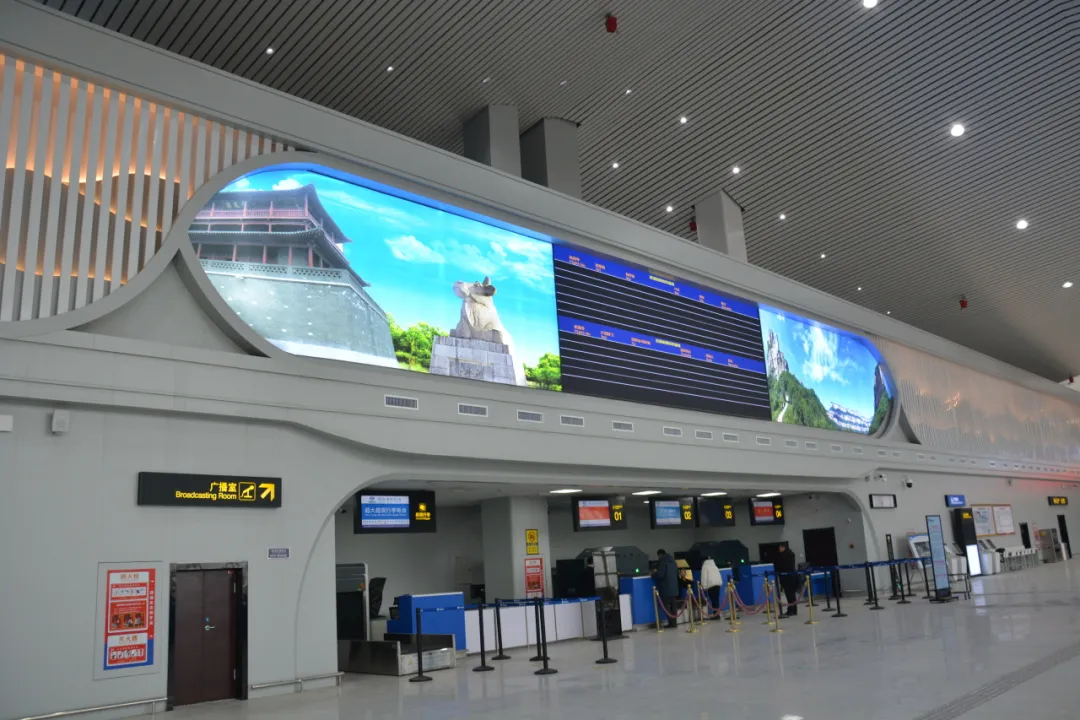 邢台褡裢机场航站楼一层出发大厅