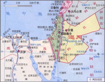 巴勒斯坦及周边
