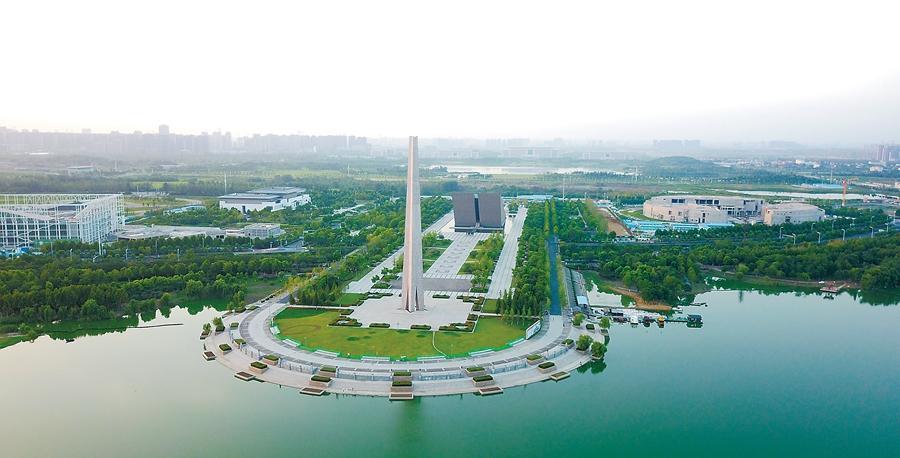 渡江战役纪念馆全景图