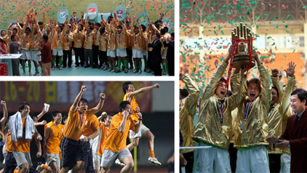 2004年，深圳健力宝夺得首届中超联赛冠军