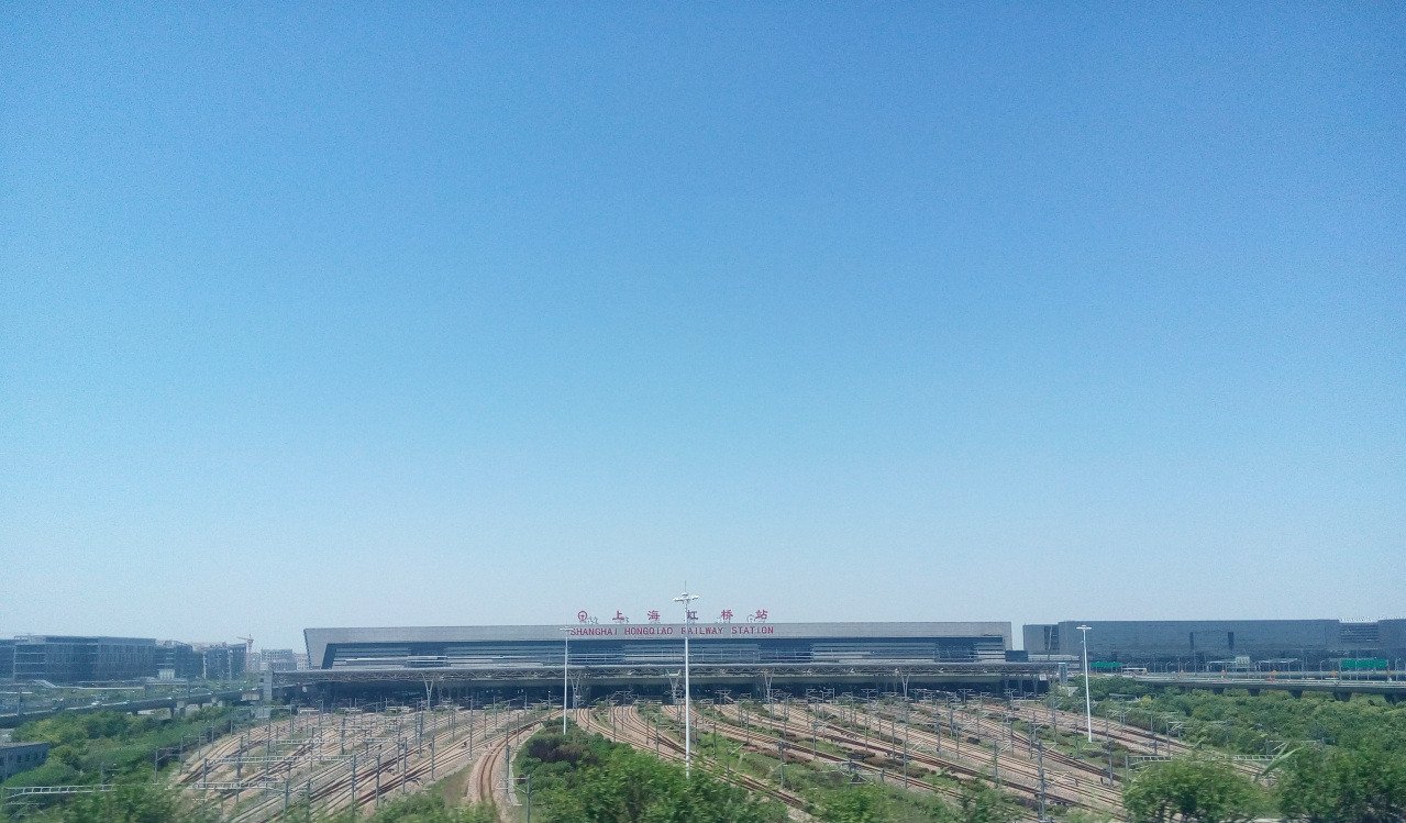 上海虹桥站远景图