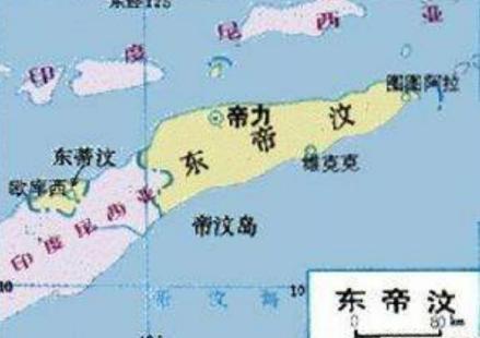 东帝汶地图