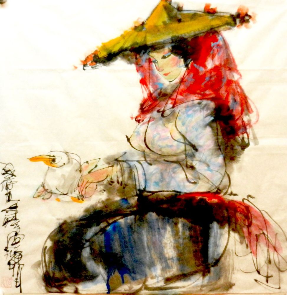 艺术家笔下的惠安女形象