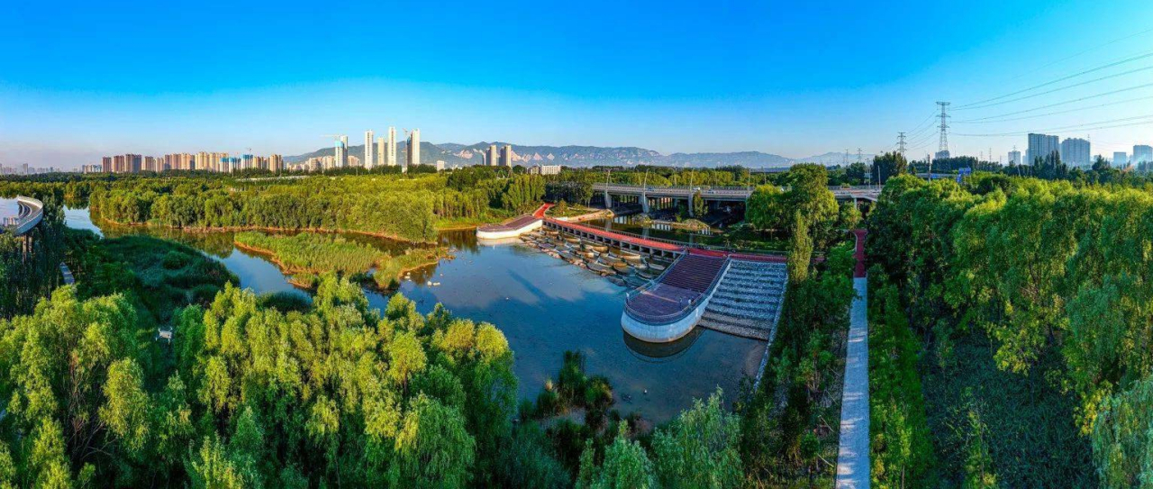 太原汾河景区二期北延段—湿地公园