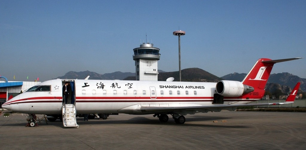 驻场飞机—上海航空安庆号