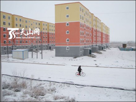 农场居民社区冬景，2008
