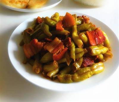 咸肉焖豆角