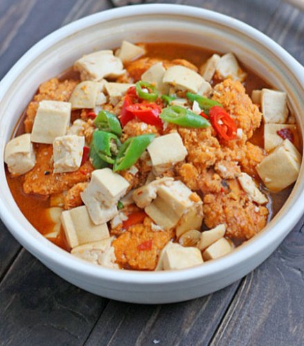 鱼籽烧豆腐