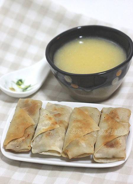 馄饨皮春卷