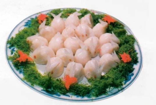 绿茵白兔饺
