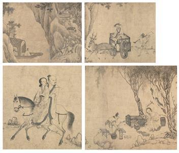 《桓少君与鲍宣共挽鹿车》