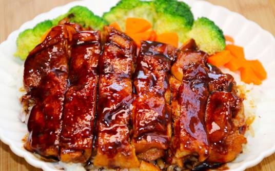 照烧鸡腿饭