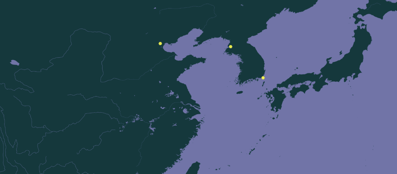 大银鱼分布图