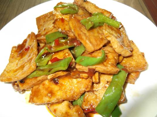 两面黄豆腐