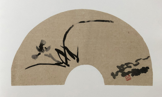 墨兰 38x80cm 1992年作