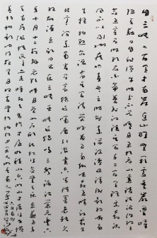 草书·古文两则  52.5x35cm 2018年书