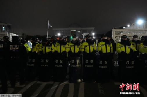 大批民众聚集，要求进入国会