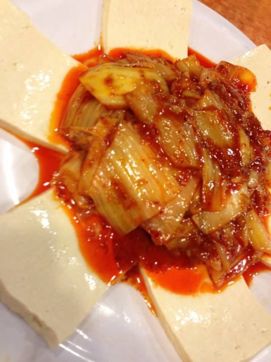 泡菜豆腐