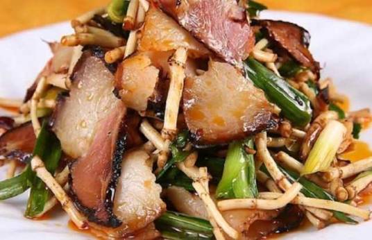 遵义折耳根炒腊肉