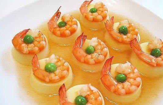 日本豆腐蒸虾仁