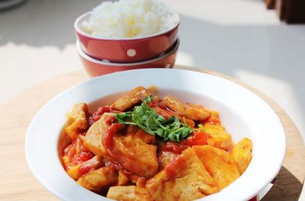 番茄豆腐 