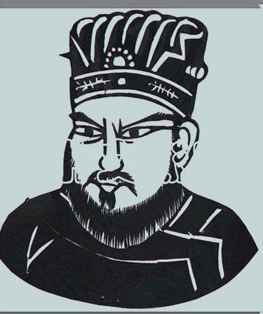 宋孝武帝刘骏画像