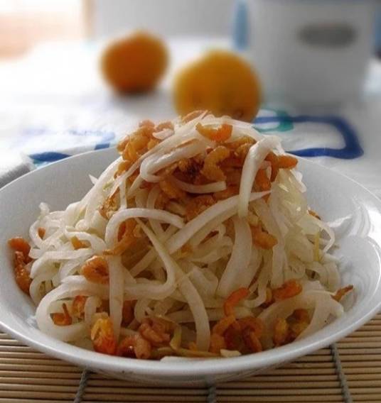 虾米炒萝卜
