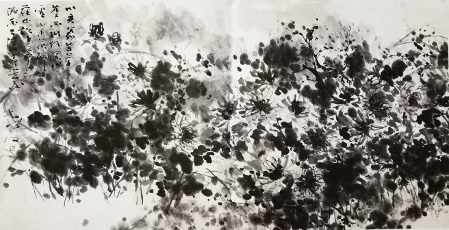 山菊图 120x240cm 2012年作