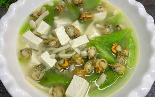 扇贝豆腐汤