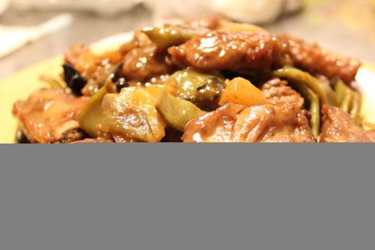 排骨烧豆角