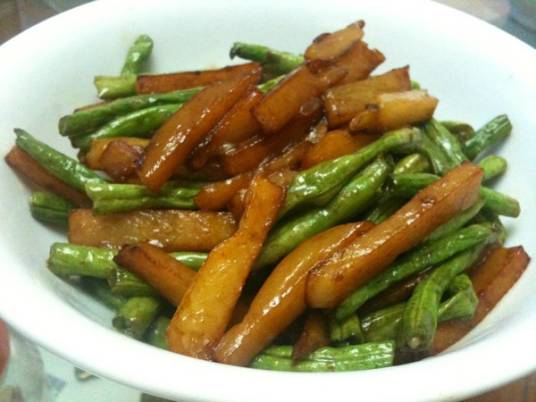 土豆烧豆角