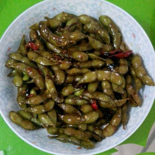 香辣毛豆