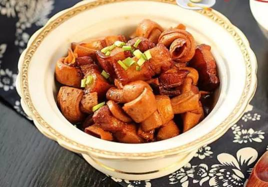 千张结烧肉