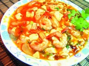 虾仁豆腐羹