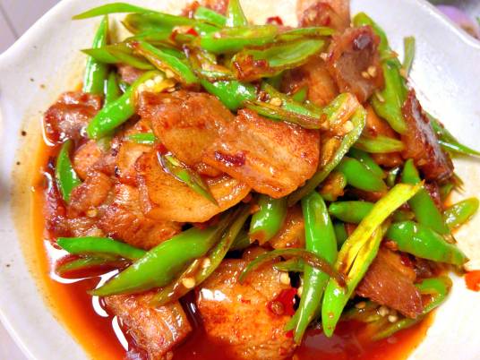 青椒回锅肉