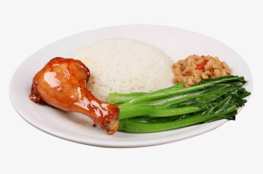 叉烧鸡腿饭