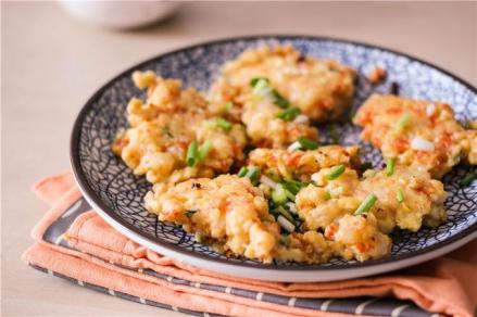 虾仁豆腐饼