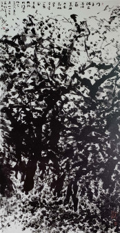 枯林图 138x68cm 2016年