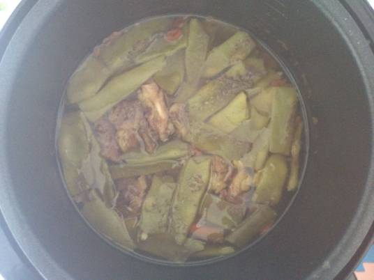 牛肉豆角芋头汤