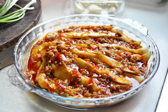 肉末蒸茄子
