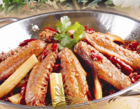 香辣干锅鸡翅